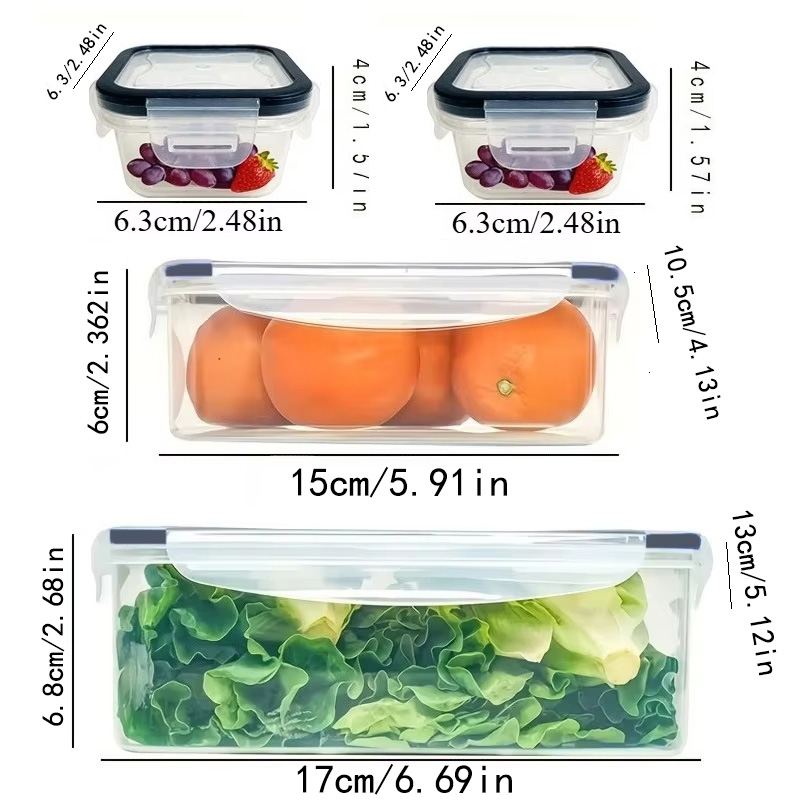 8Pcs Set Includes 4 Containers - огляд і ціна Health Wellness Lifestyle