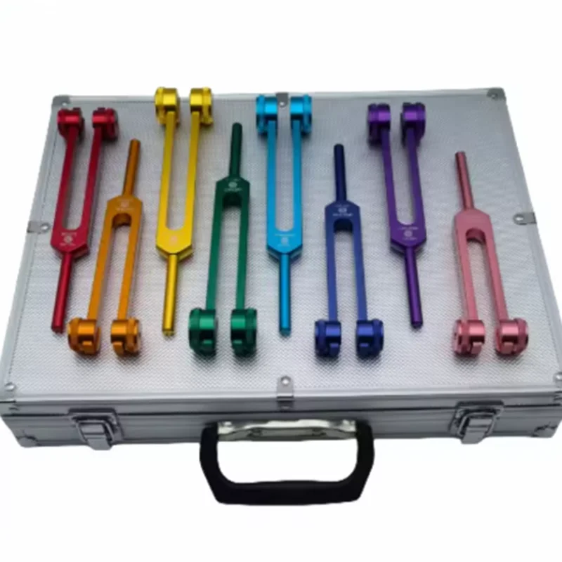 Colorful Tuning Fork Set Medit - огляд і ціна Health & Wellness Unlimited